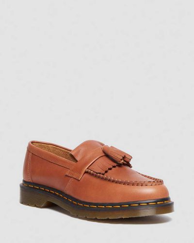 Herren Adrian Carrara Leder Tassel Loafer in , Größe: 42 - Dr. martens - Modalova