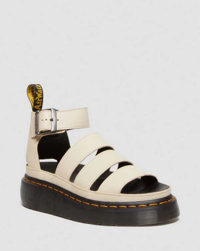 Clarissa II Pisa Leder Plateau Riemensandalen in , Größe: 37 - Dr. martens - Modalova