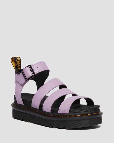 Damen Blaire Pisa Leder Plateau Riemensandalen in , Größe: 36 - Dr. martens - Modalova