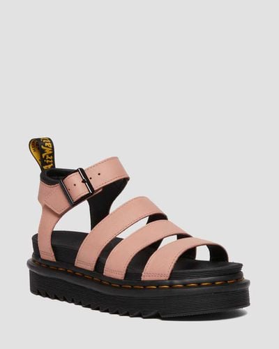 Damen Blaire Pisa Leder Plateau Riemensandalen in , Größe: 40 - Dr. martens - Modalova