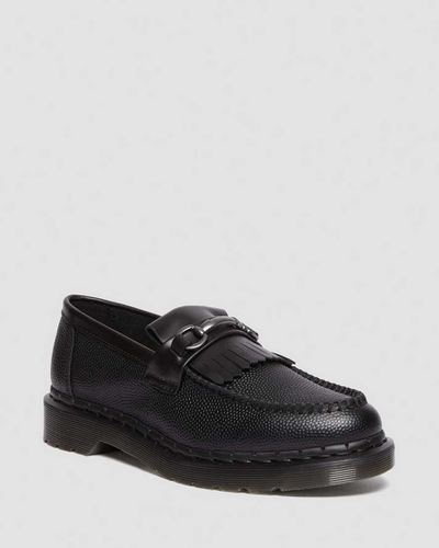 Herren Adrian Snaffle Pebble Grain Leder Kiltie Loafer in , Größe: 44 - Dr. martens - Modalova