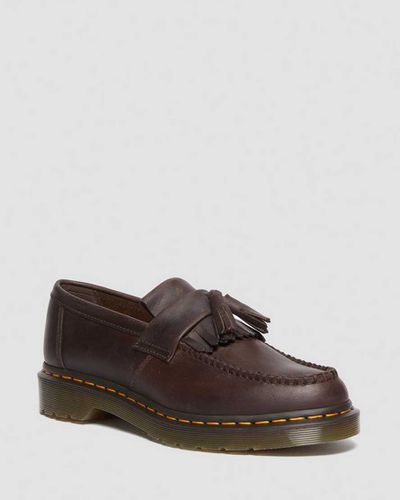 Herren Adrian Crazy Horse Leder Tassel Loafer in , Größe: 42 - Dr. martens - Modalova