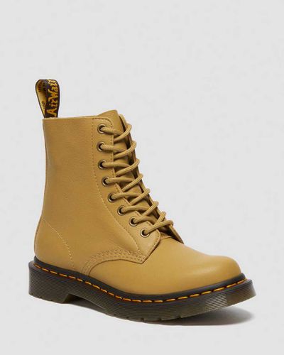 Damen 1460 Pascal Virginia Leder Schnürstiefel in , Größe: 39 - Dr. martens - Modalova