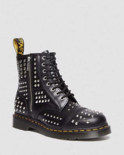 Studded Zip Leder Stiefel in /, Größe: 37 - Dr. martens - Modalova