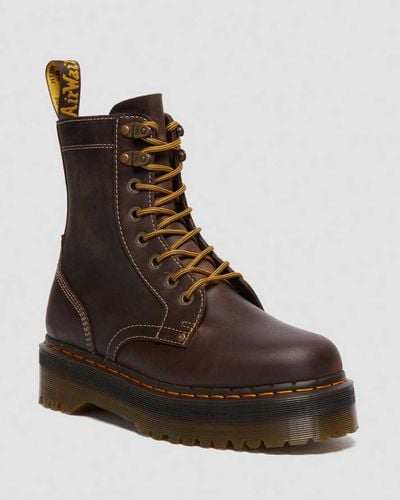 Jadon Leder Plateau Stiefel in , Größe: 38 - Dr. martens - Modalova