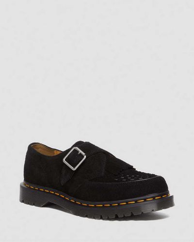 Suède Ramsey Wildleder Kiltie Buckle Creepers Schuhe in , Größe: 41 - Dr. martens - Modalova