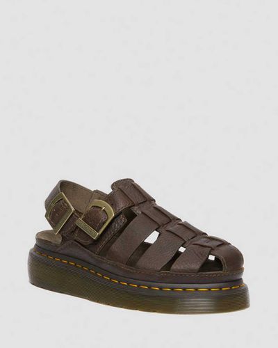 Herren Wrenlie Leder Fisherman Sandalen in , Größe: 42 - Dr. martens - Modalova