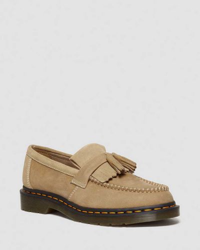 Herren Adrian Tumbled Nubuck Leder Tassel Loafer in /, Größe: 46 - Dr. martens - Modalova