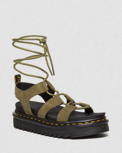 Nartilla Tumbled Nubuck Leder Gladiatorsandalen in , Größe: 43 - Dr. martens - Modalova
