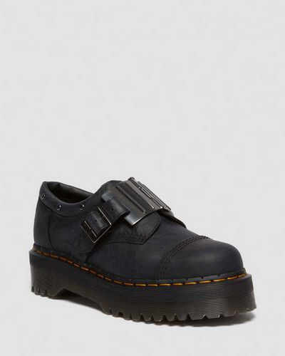 Herren 8053 Quad Leder Schuhe Mit Schnalle in , Größe: 43 - Dr. martens - Modalova