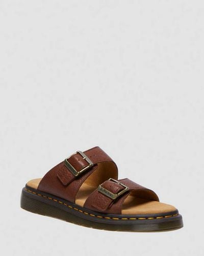 Herren Josef Ambassador Leder Slide Sandalen in , Größe: 44 - Dr. martens - Modalova