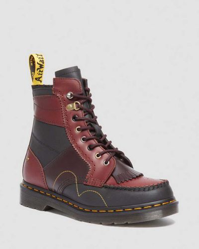 Lisse Cuir Boots 1460 Fused Grease Abruzzo À Lacets en , Taille: 41 - Dr. martens - Modalova