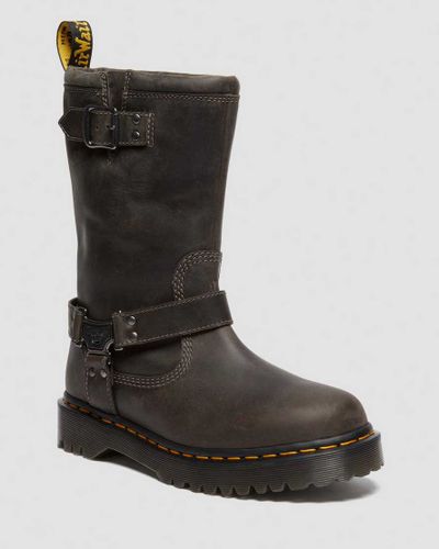 Anistone Hohe Leder Biker Stiefel in , Größe: 37 - Dr. martens - Modalova