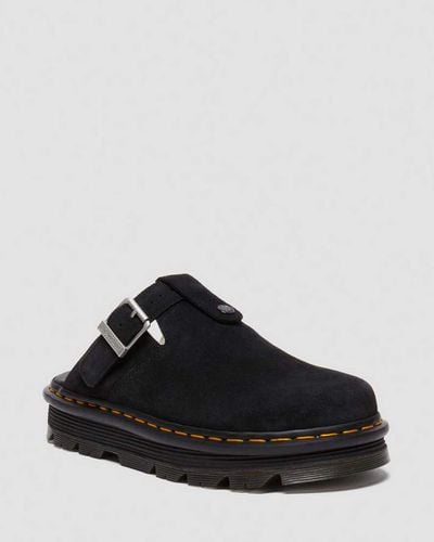 Herren Zebzag Wildleder Plateau Mules Mit Fleecefutter in , Größe: 43 - Dr. martens - Modalova