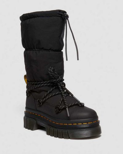 Damen Leder Audrick Hi Padded Stiefel in , Größe: 36 - Dr. martens - Modalova