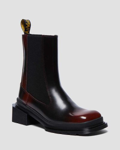 Damen Maybole Leder Chelsea Stiefel Mit Eckiger Zehenpartie in , Größe: 43 - Dr. martens - Modalova