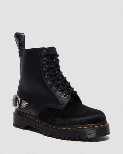 Bex The Great Frog Hair On & Glattleder Stiefel in , Größe: 43 - Dr. martens - Modalova