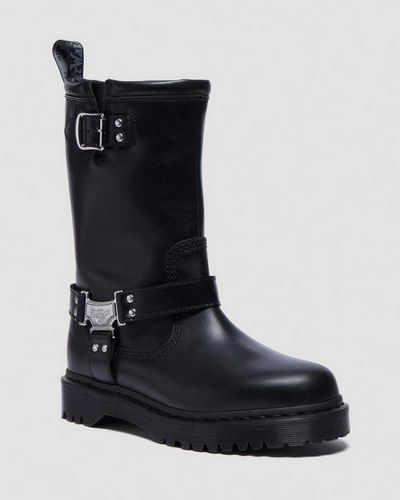 Damen Anistone Hohe Leder Biker Stiefel in , Größe: 41 - Dr. martens - Modalova