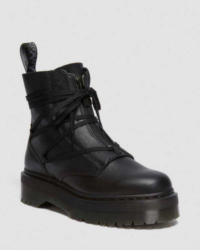 Jarrick II Geschnürte Leder Plateaustiefel Schuhe in , Größe: 46 - Dr. martens - Modalova