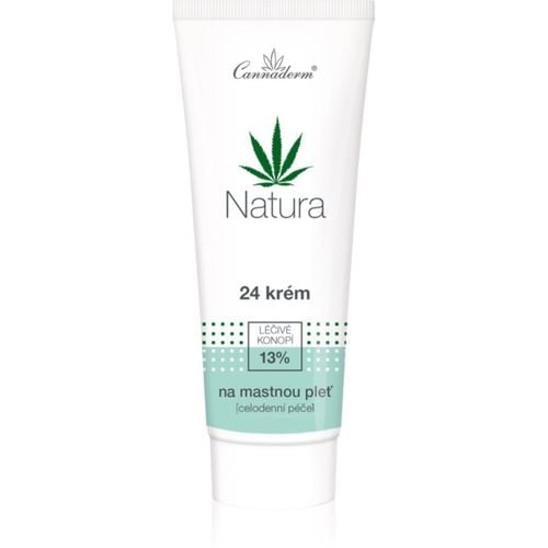 Natura Cream for Oily Skin crema giorno e notte per pelli grasse 75 g - Cannaderm - Modalova