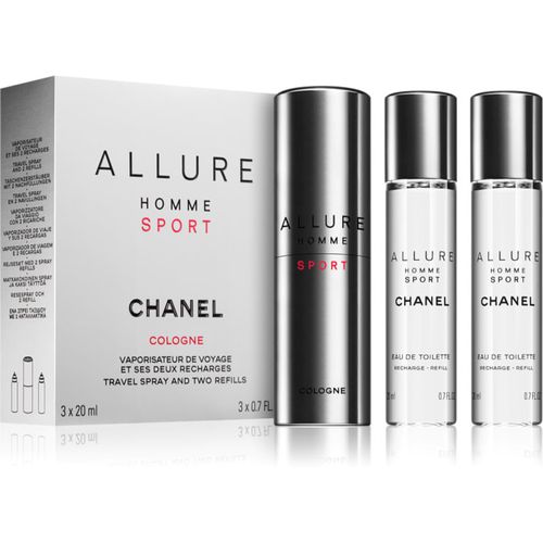 Allure Sport Cologne acqua di Colonia (1x ricaricabile + 2x ricariche) per uomo 2x20 ml - Chanel - Modalova