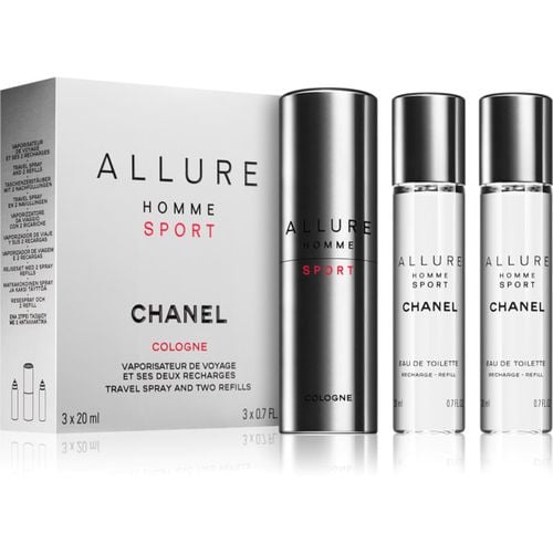 Allure Sport Cologne agua de colonia (1x recargable + 2x recarga) para hombre 2x20 ml - Chanel - Modalova