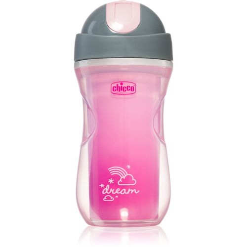 Sport Pink taza termo con pajita 14m+ 266 ml - Chicco - Modalova