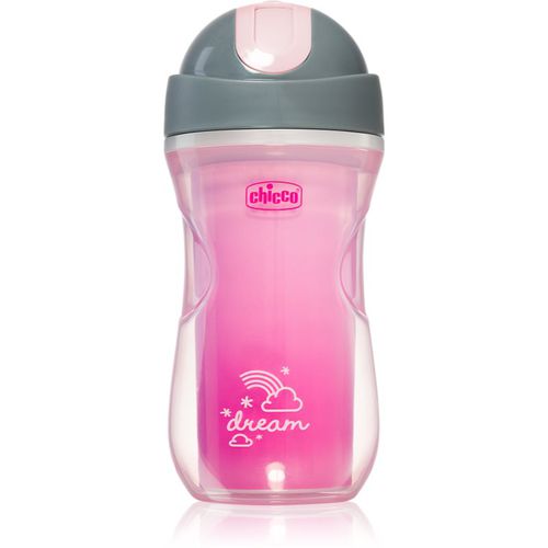 Sport Pink Thermobecher mit Strohhalm 14m+ 266 ml - Chicco - Modalova