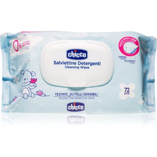 Cleansing Wipes Blue salviette umidificate per bambini 72 pz - Chicco - Modalova