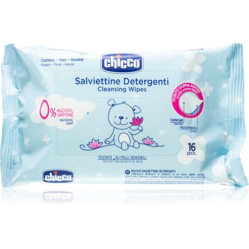 Cleansing Wipes Blue salviette umidificate per bambini 16 pz - Chicco - Modalova