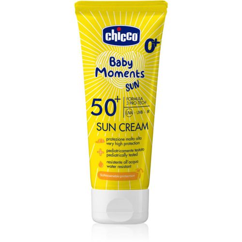 Baby Moments Sun Bräunungscreme mit SPF 50+ für Kinder ab der Geburt 75 ml - Chicco - Modalova