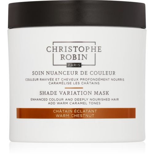 Shade Variation Mask maschera nutriente in crema per capelli colore Warm Chesnut 250 ml - Christophe Robin - Modalova