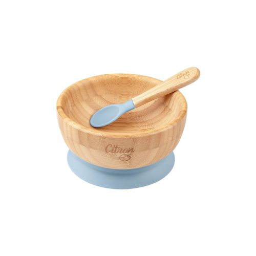 Bamboo Bowl bol con ventosa Blue 300 ml - Citron - Modalova