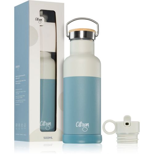 Water Bottle 500 ml (Stainless Steel) bottiglia in acciaio inox per l’acqua Dusty Blue 500 ml - Citron - Modalova