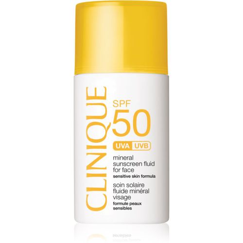 Sun SPF 50 Mineral Sunscreen Fluid For Face fluido abbronzante ai minerali per il viso SPF 50 30 ml - Clinique - Modalova