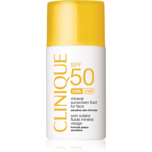 Sun SPF 50 Mineral Sunscreen Fluid For Face mineralisches Bräunungsfluid für das Gesicht SPF 50 30 ml - Clinique - Modalova