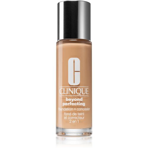 Beyond Perfecting™ Foundation + Concealer base de maquillaje y corrector 2 en 1 tono 07 Cream Chamois 30 ml - Clinique - Modalova