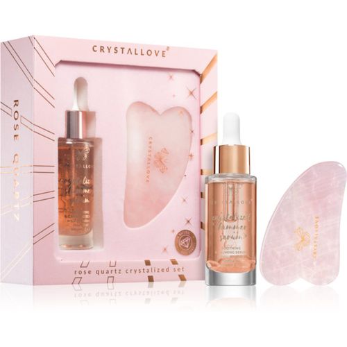 Crystalized Rose Quartz Set kit per la cura del viso - Crystallove - Modalova