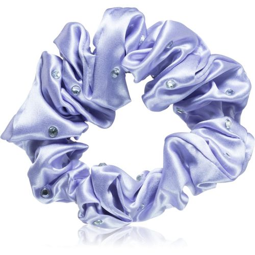 Crystalized Silk Scrunchie silk scrunchie colour Lilac 1 pc - Crystallove - Modalova