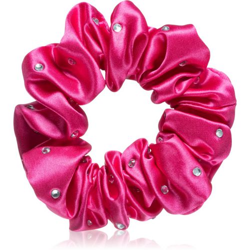 Crystalized Silk Scrunchie elastico in seta per i capelli colore Hot Pink 1 pz - Crystallove - Modalova