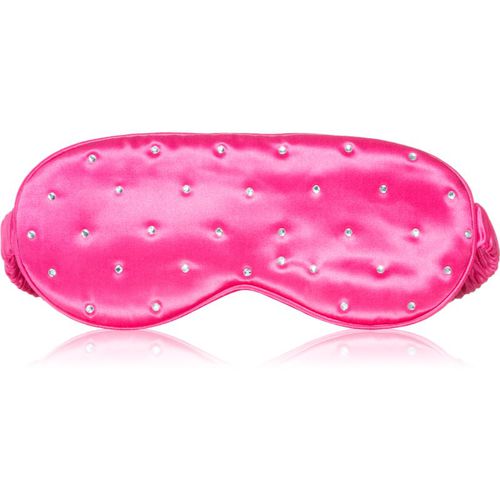 Crystalized Silk Eye Mask Schlafmaske Farbe Hot Pink 1 St - Crystallove - Modalova