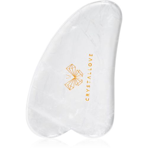 Clear Quartz Gua Sha accesorio para masaje 1 ud - Crystallove - Modalova