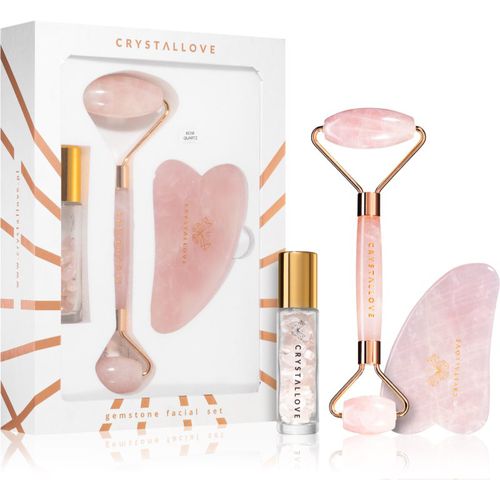 Rose Quartz Beauty Set kit per la cura del viso - Crystallove - Modalova