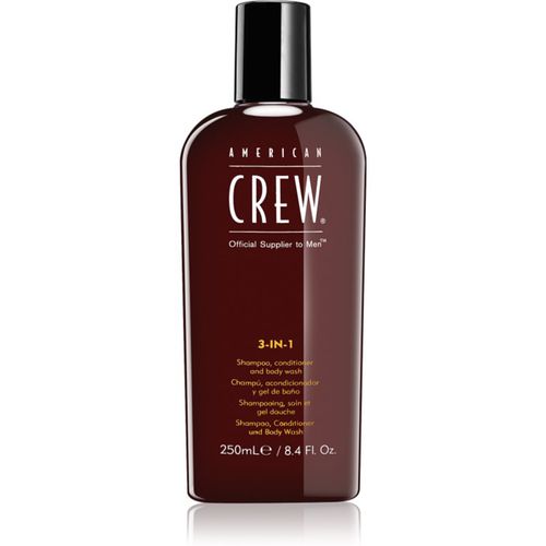 Hair & Body 3-IN-1 shampoo, balsamo e gel doccia 3 in 1 per uomo 250 ml - American Crew - Modalova