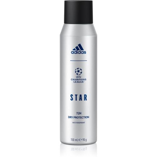 UEFA Champions League Star antitraspirante spray 72 ore per uomo 150 ml - Adidas - Modalova