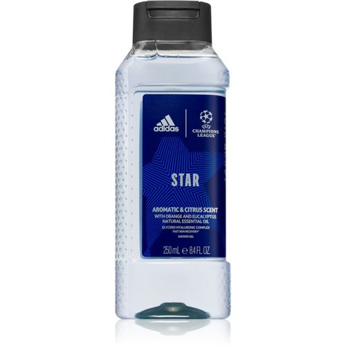 UEFA Champions League Star gel de ducha refrescante para hombre 250 ml - Adidas - Modalova