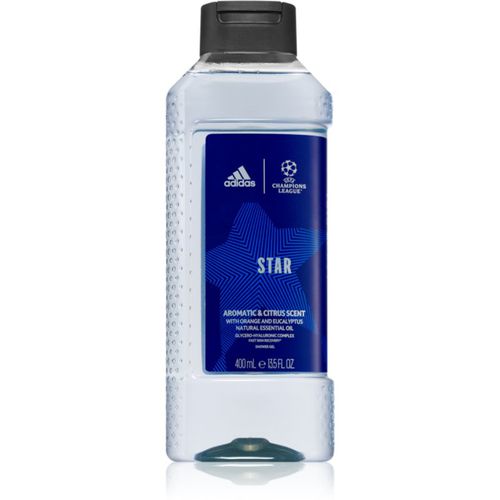 UEFA Champions League Star gel de ducha refrescante para hombre 400 ml - Adidas - Modalova