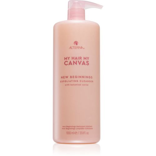 My Hair My Canvas New Beginnings exfoliante limpiador para todo tipo de cabello 1000 ml - Alterna - Modalova