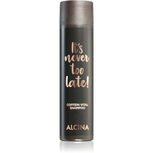 It's never too late! champú con cafeína para dar fuerza al cabello 250 ml - Alcina - Modalova