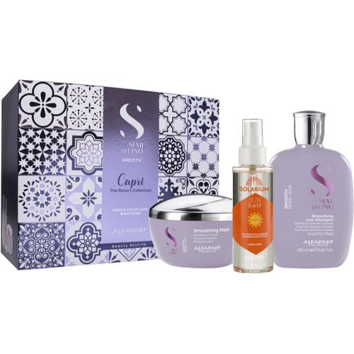 Semi di Lino Smooth Capri set (para cabello encrespado y rebelde) - Alfaparf Milano - Modalova